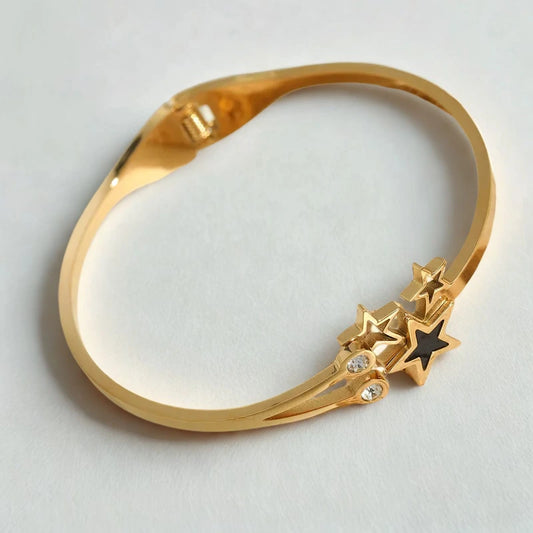 Celestial Star Charm Bangle
