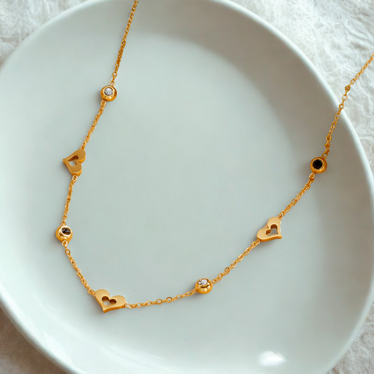 Charm of Hearts Necklace