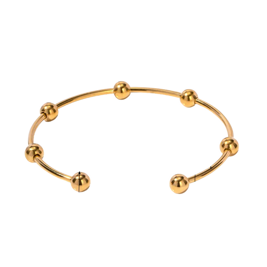 Golden Orbit Bangle
