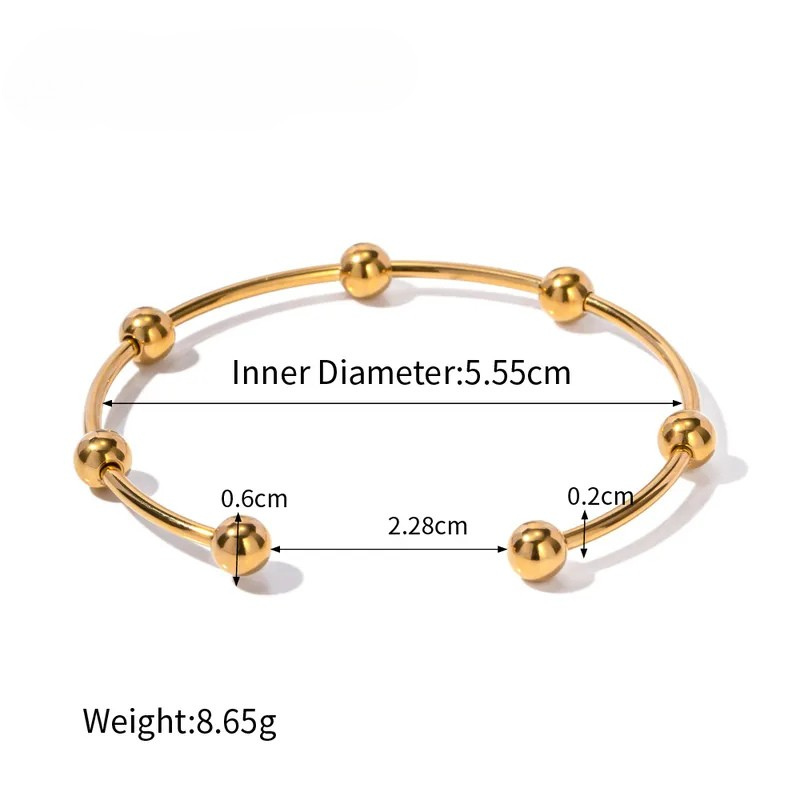 Golden Orbit Bangle