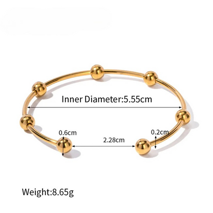 Golden Orbit Bangle