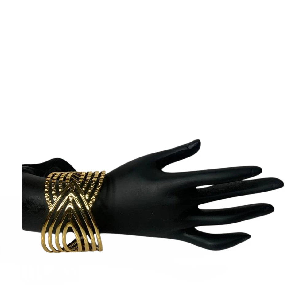 Golden Cascade Cuff