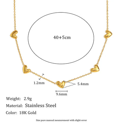 Golden Heartstrings Necklace