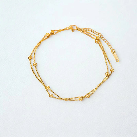 Lustrous Layer Anklet