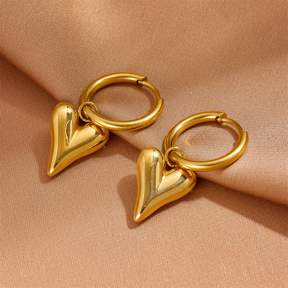 Heart Shape Zircon Necklace Set