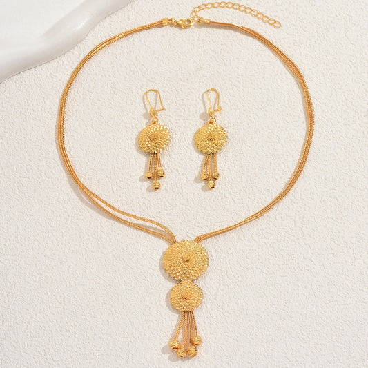 Vintage Style Anti-Tarnish Women's Necklace Set