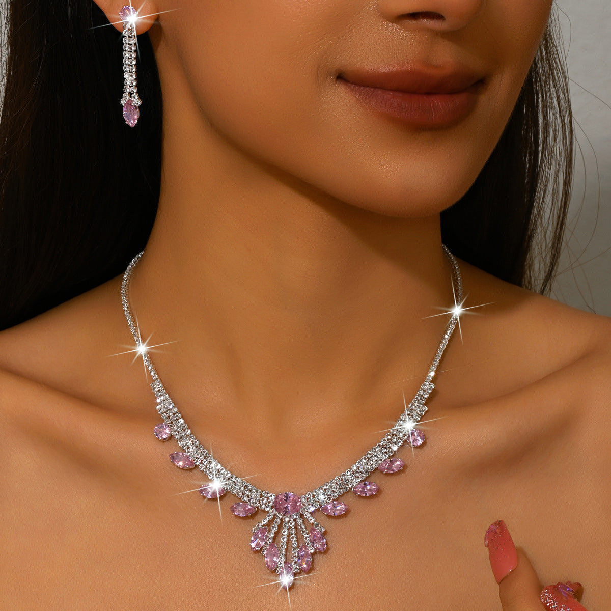 New Style Clavicle Necklace Set