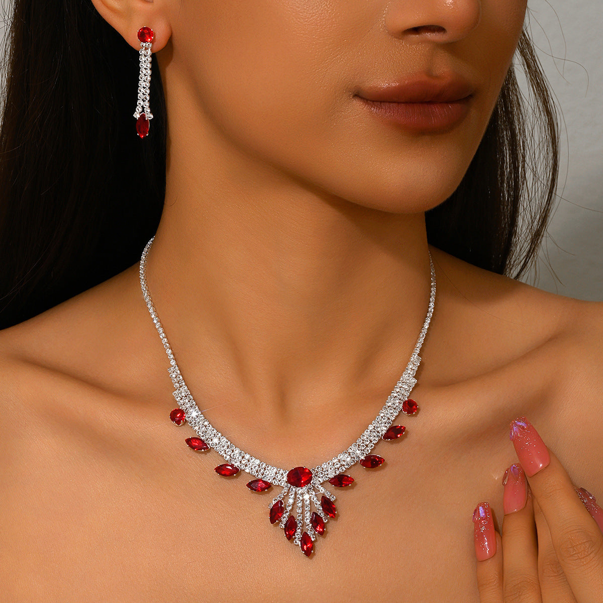 New Style Clavicle Necklace Set