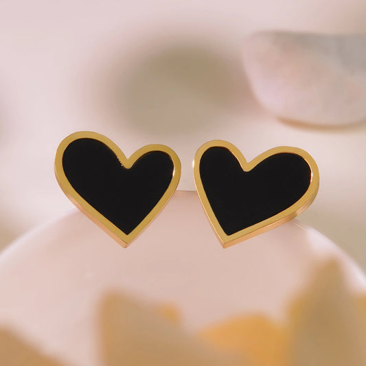 Noir Romance Heart Necklace Set