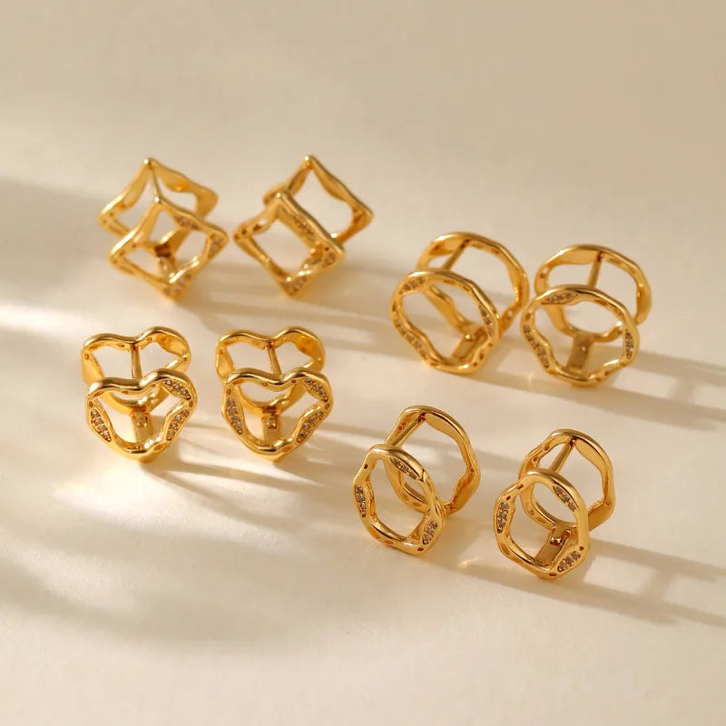 Auréa Heart, Square, Oval & Circle Hoops