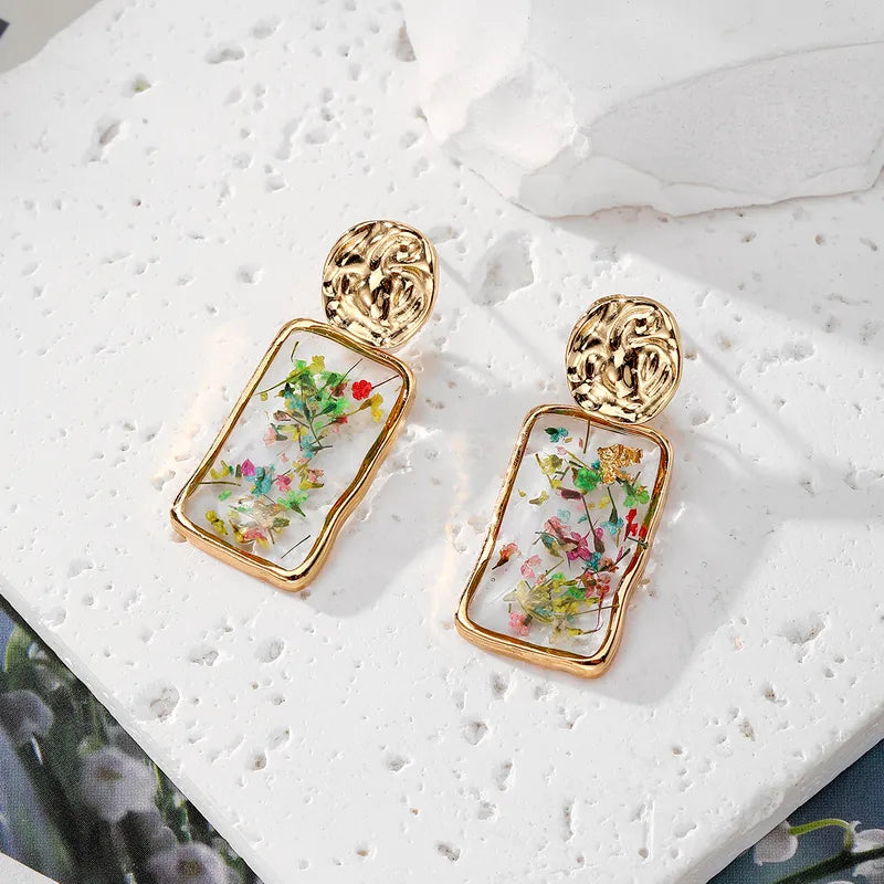 Floral Essence Drop Earrings