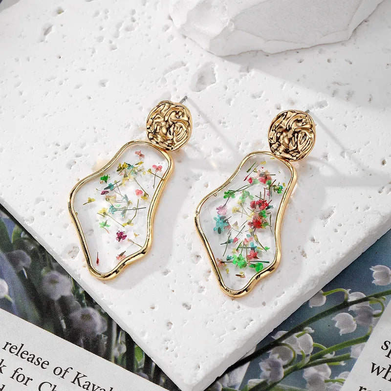 Floral Essence Drop Earrings