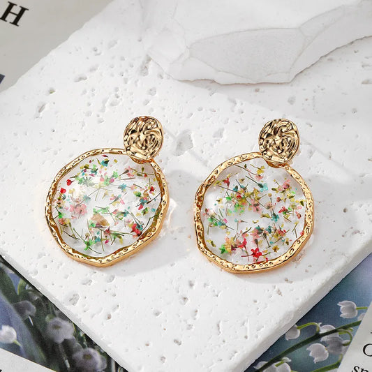 Floral Essence Drop Earrings