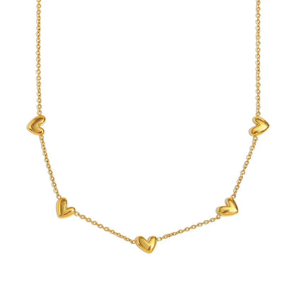 Golden Heartstrings Necklace
