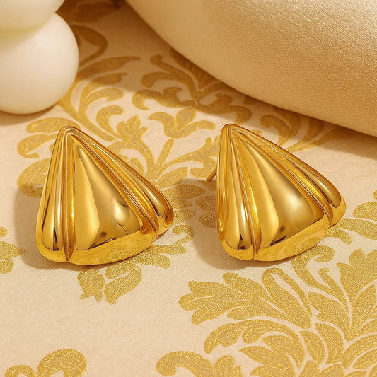 Golden Triangle Earrings