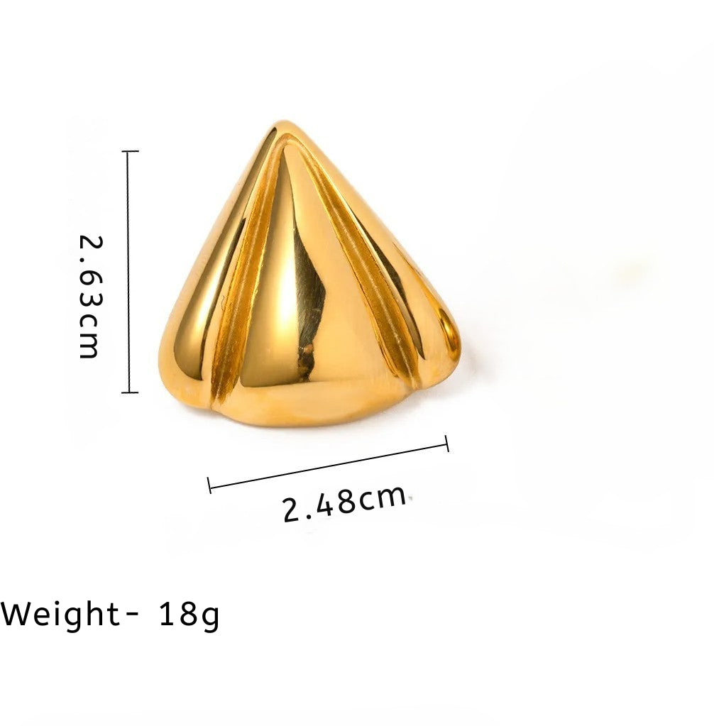 Golden Triangle Earrings