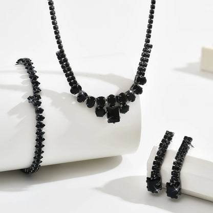 Midnight Necklace Bracelet Earring Set