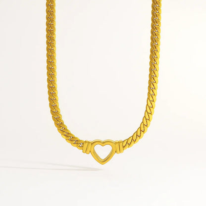 Open Heart Chunky Chain