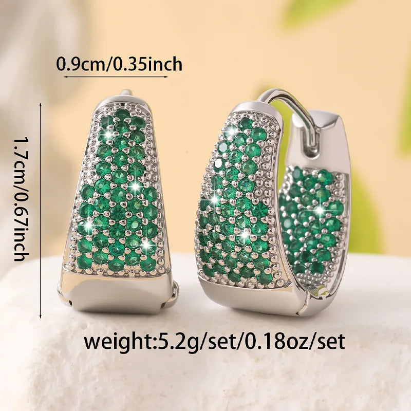 Radiant Arch Hoop Earrings
