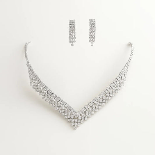Starlight Necklace Earrings Set