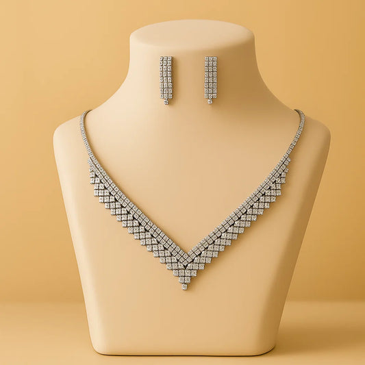 Starlight Necklace Earrings Set