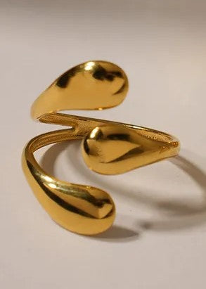 Modern Abstract Open Ring