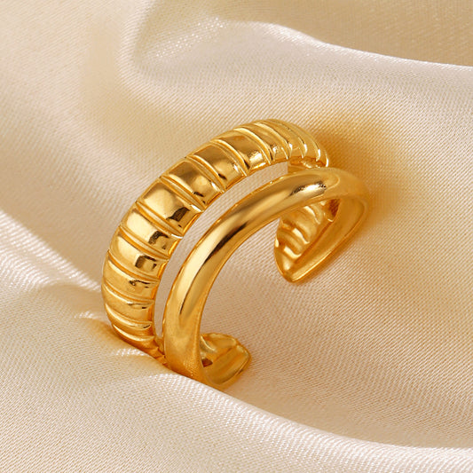 Adjustable  Plated Ring