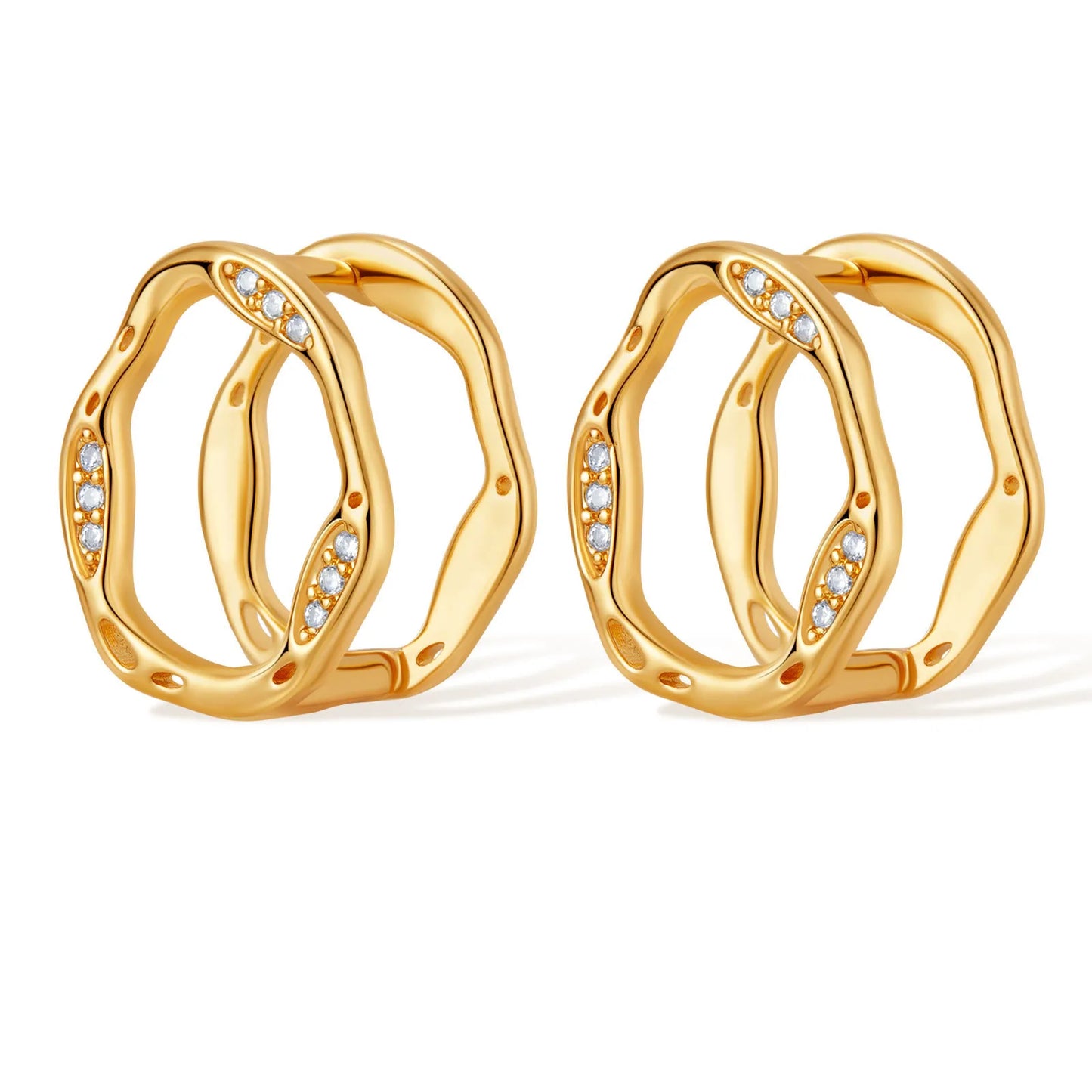 Auréa Heart, Square, Oval & Circle Hoops
