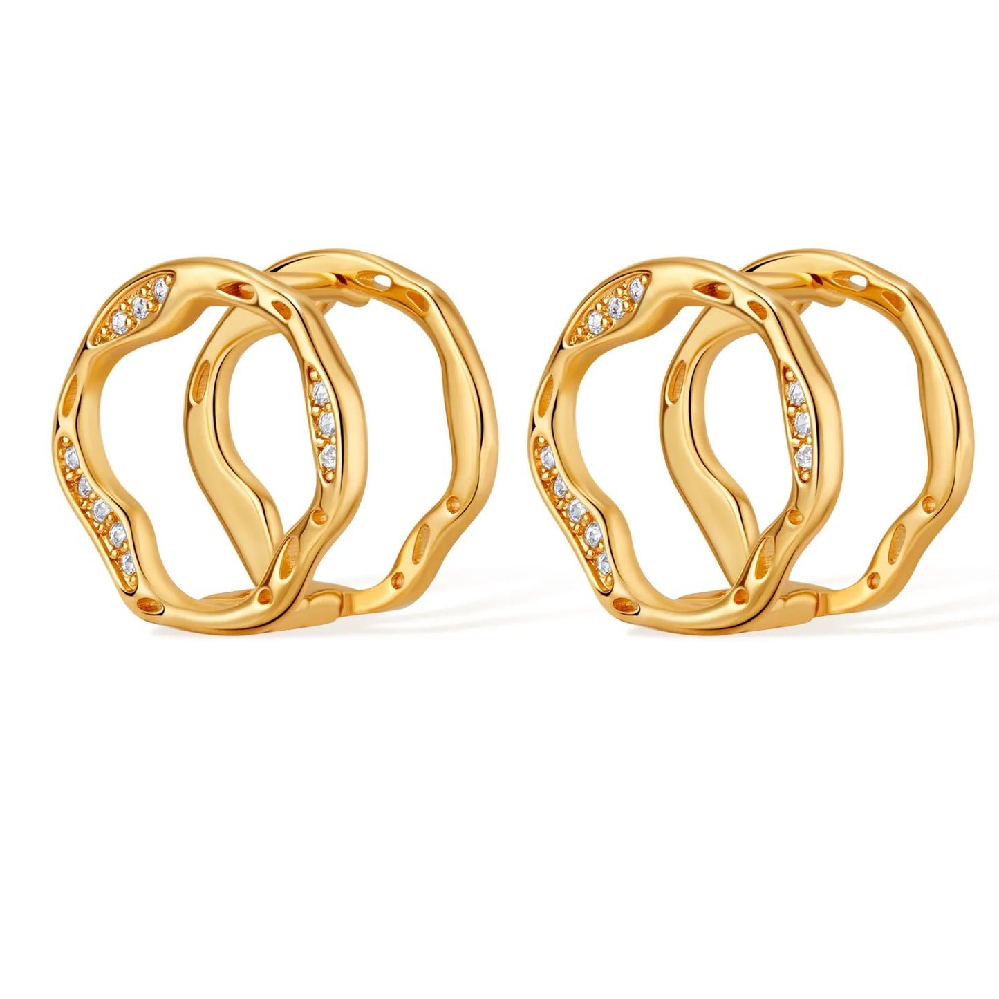 Auréa Heart, Square, Oval & Circle Hoops