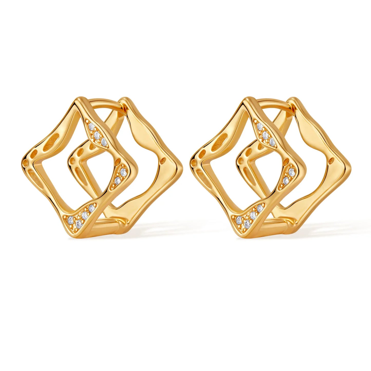Auréa Heart, Square, Oval & Circle Hoops