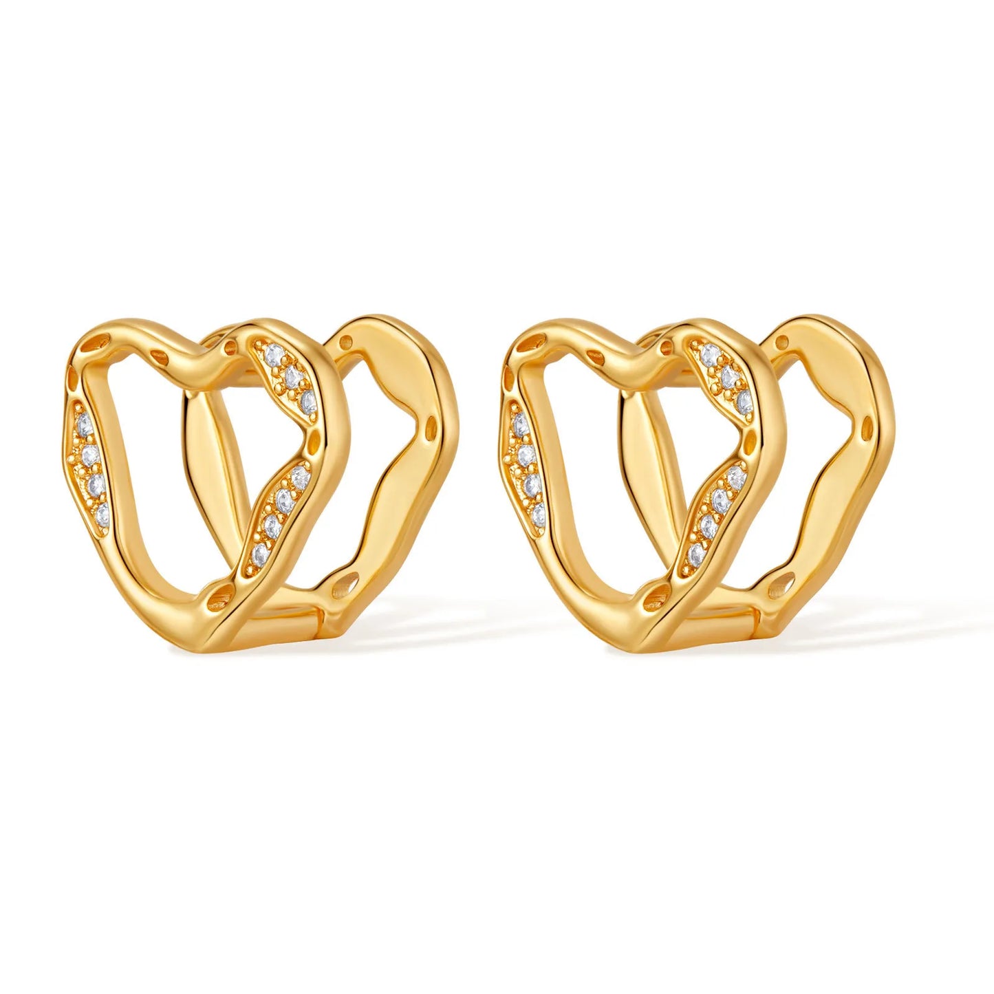 Auréa Heart, Square, Oval & Circle Hoops