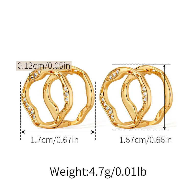 Auréa Heart, Square, Oval & Circle Hoops