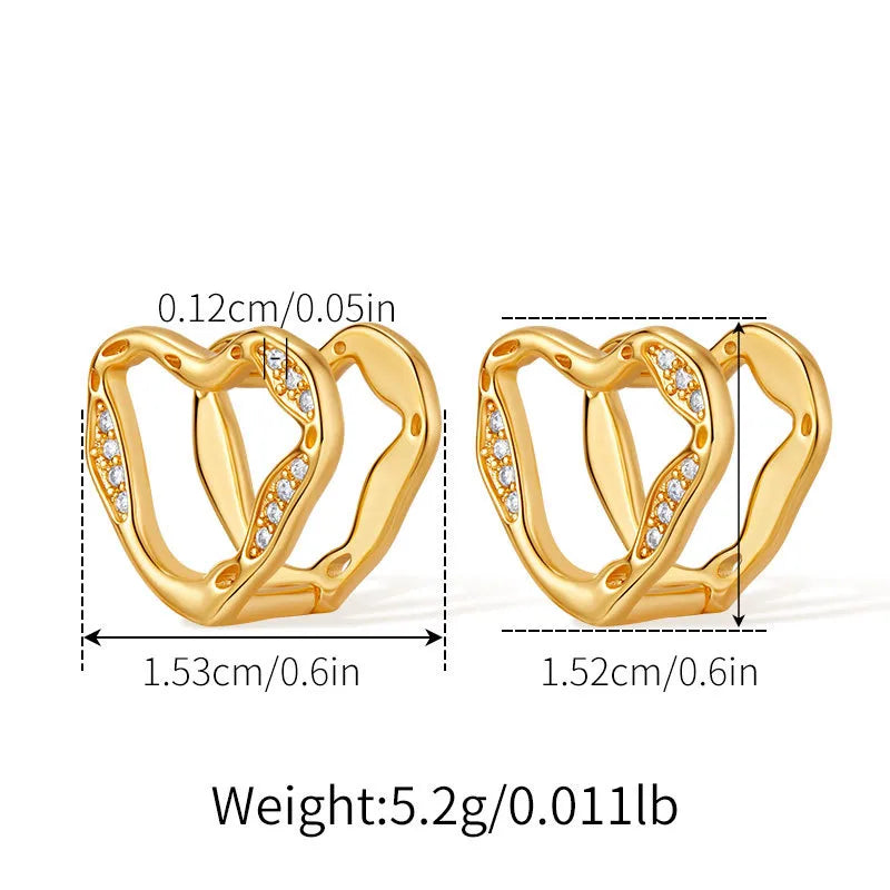 Auréa Heart, Square, Oval & Circle Hoops