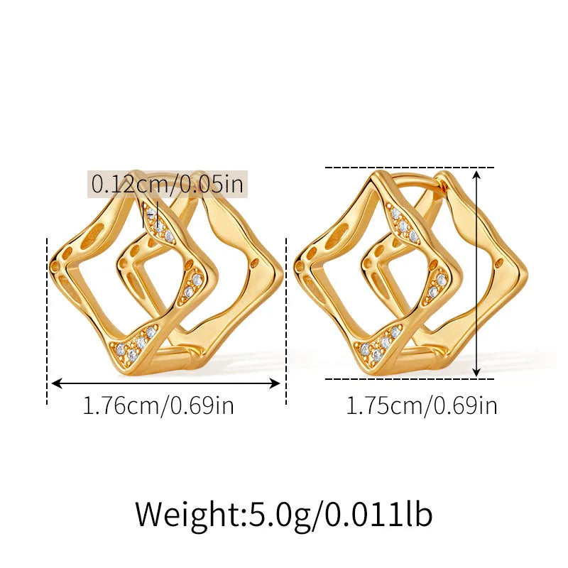 Auréa Heart, Square, Oval & Circle Hoops