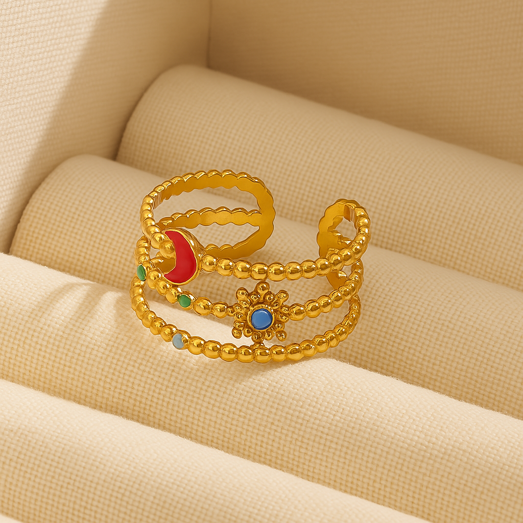Colorful Stars Ring