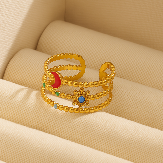Colorful Stars Ring