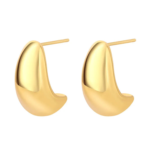 Crescent Shaped Hoops