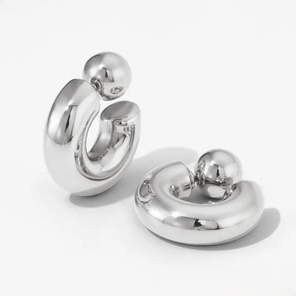 Dome Shaped  Ear Studs