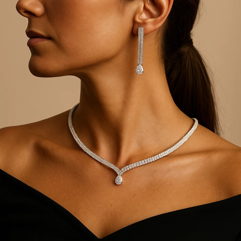Eternia Necklace Earrings Set