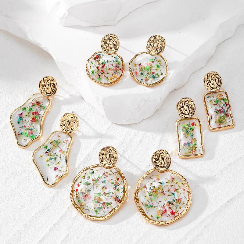 Floral Essence Drop Earrings