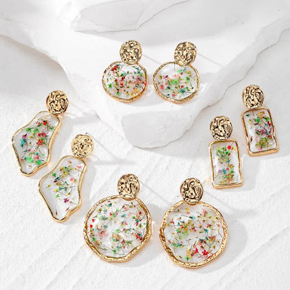 Floral Essence Drop Earrings
