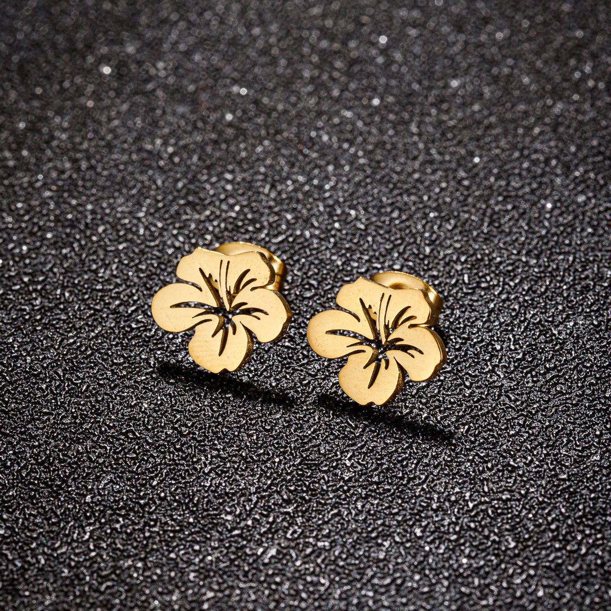 Flower Shape Ear Studs