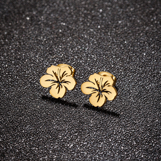 Flower Shape Ear Studs