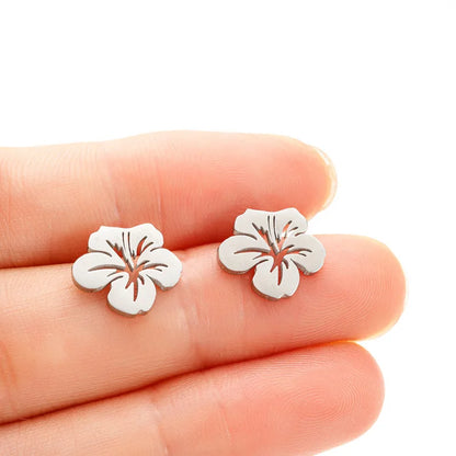 Flower Shape Ear Studs