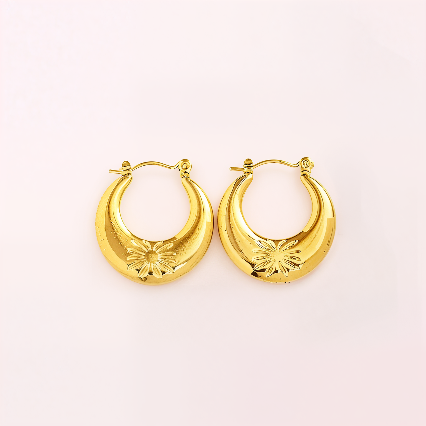 Flower Shape Hoops