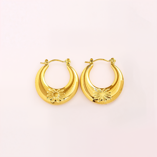 Flower Shape Hoops