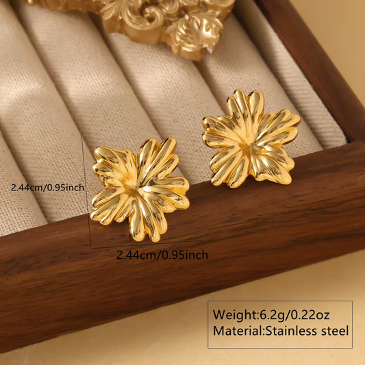 Flower Shape Ear Studs