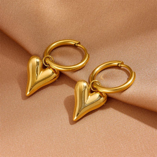 Heart Ear Studs