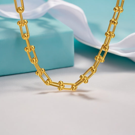 Hip-Hop Punk Plated Chain