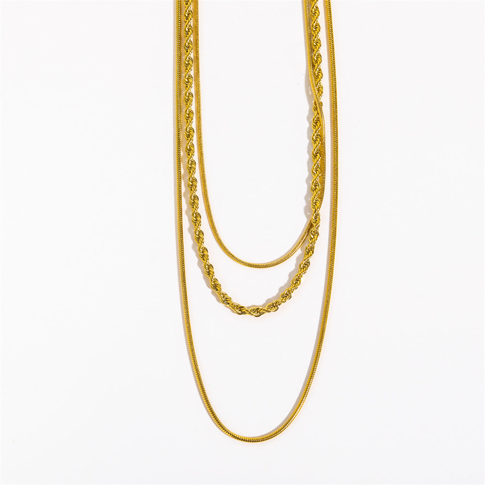 Golden Grace Layered Chain